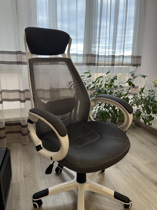 Офісне крісло Special4You Briz Grey/White