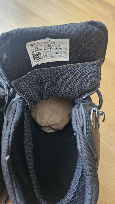 Buty specjalne trapery góry skóra naturalna nowe