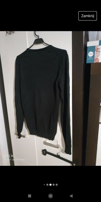 Czarny męski sweter S. C&A.