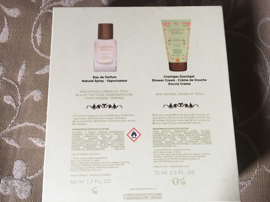 Jardin Boheme - Fleurs d'Innocence - woda perfumowana + żel