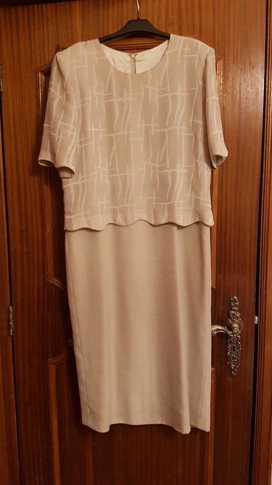 Conjunto vestido+casaco de cerimónia