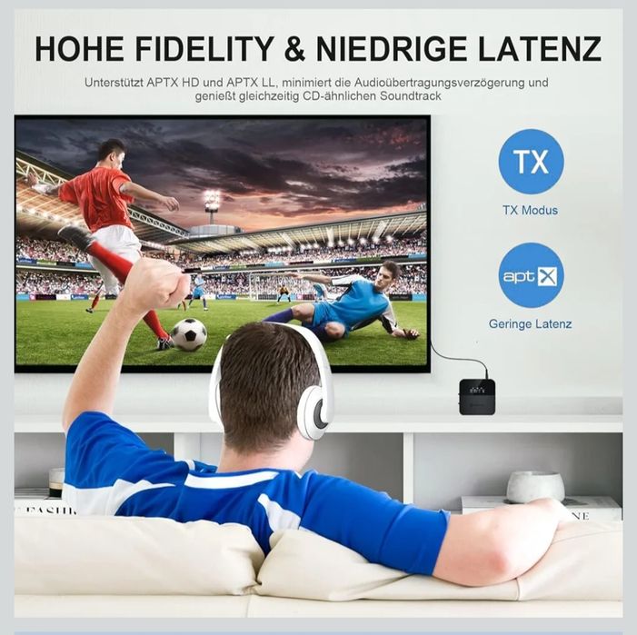 SONRU Nadajnik Bluetooth do TV HiFi