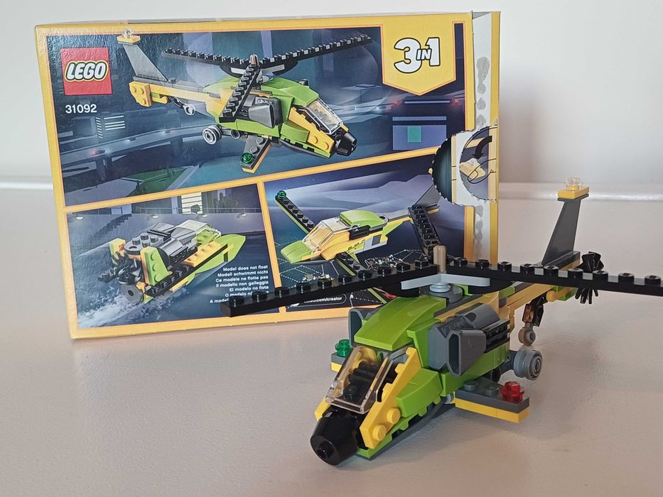 Zestaw LEGO Creator 3w1 31092 Przygoda z helikopterem