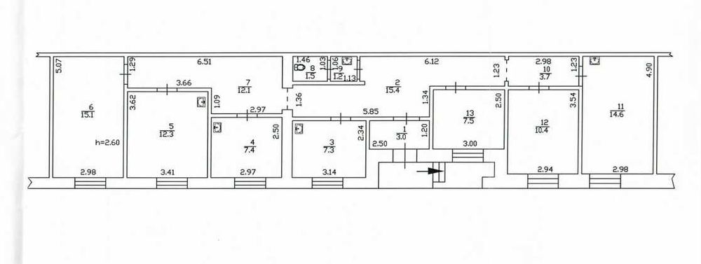 Продаж комерційного приміщення 111,5 м² з окремим входом, вул. Газопровідна, 21А