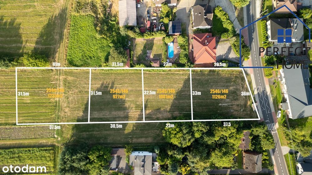 4 działki budowlane Pszów Doły okazja!