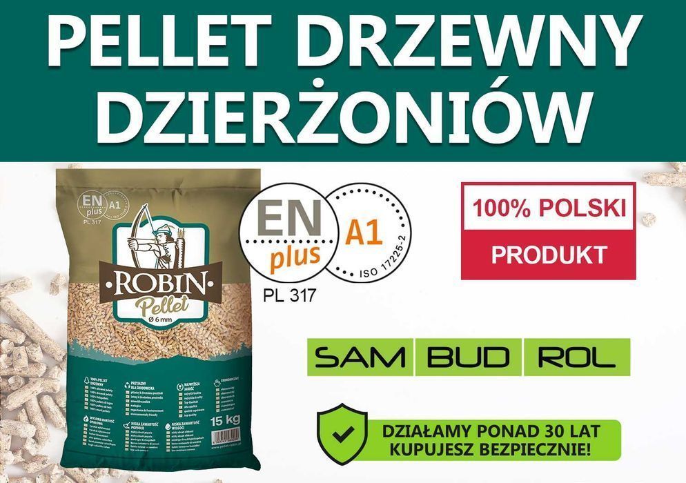 Pellet drzewny DZIERŻONIÓW, certyfikat A1 ENplus, TRANSPORT
