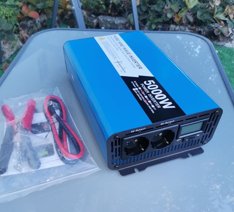 Inversor 5000w 24v ou 12v para 220v Novo