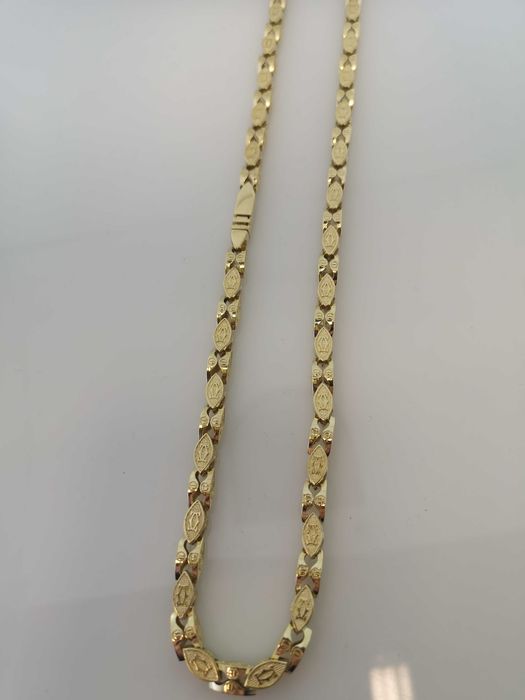 Złoty łańcuszek Cartier pr. 585 Nowy 57g,61cm(8004)