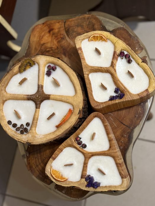 Світильник, ручна робота, натуральне дерево