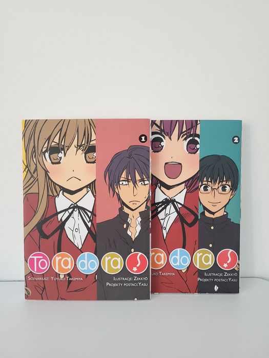 Dwa tomy mangi Toradora