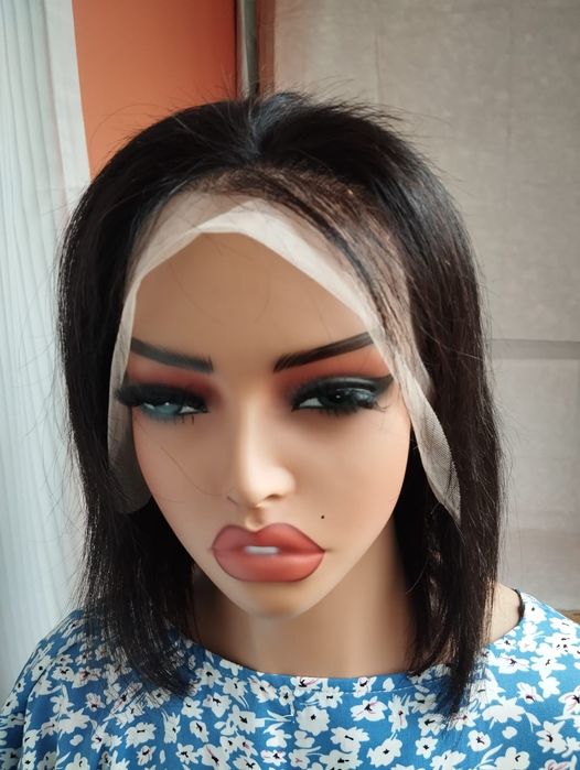 Парик 100%натуральный волос система