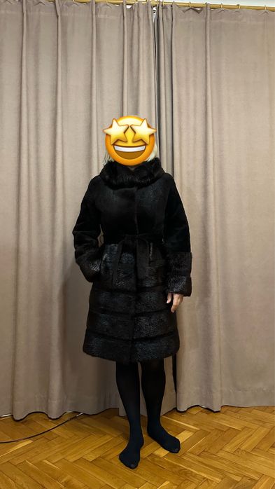 Шуба з нутрії натуральна