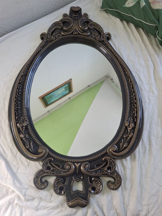 Винтажное зеркало с кронштейном,в стиле ббароко