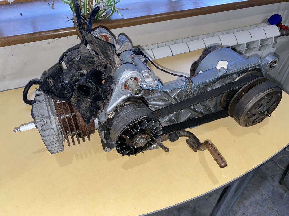 Двигатель Yamaha 5bm/5su jog ямаха 5бм идеал не разбирался