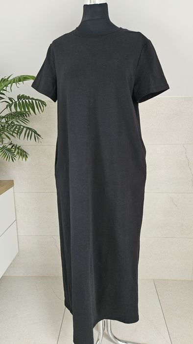 Sukienka Wendy Trendy czarna bawełna  uni