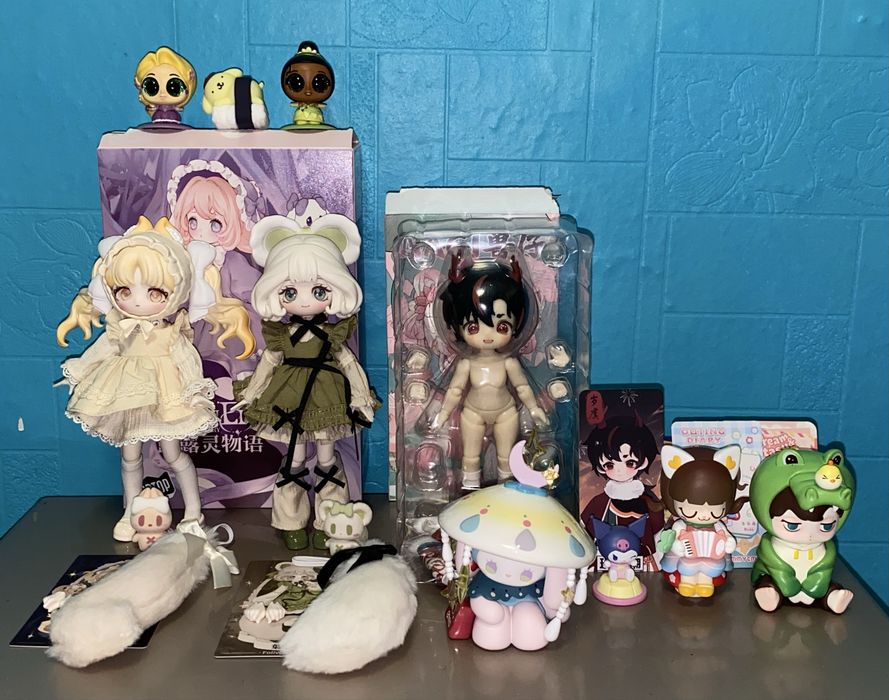 Pop Top Lucky Emma, Lulu Elf BJD, Nagi bjd doll blind box
