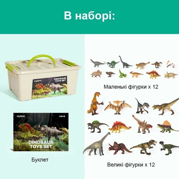 Mideer Набір фігурок Тварини