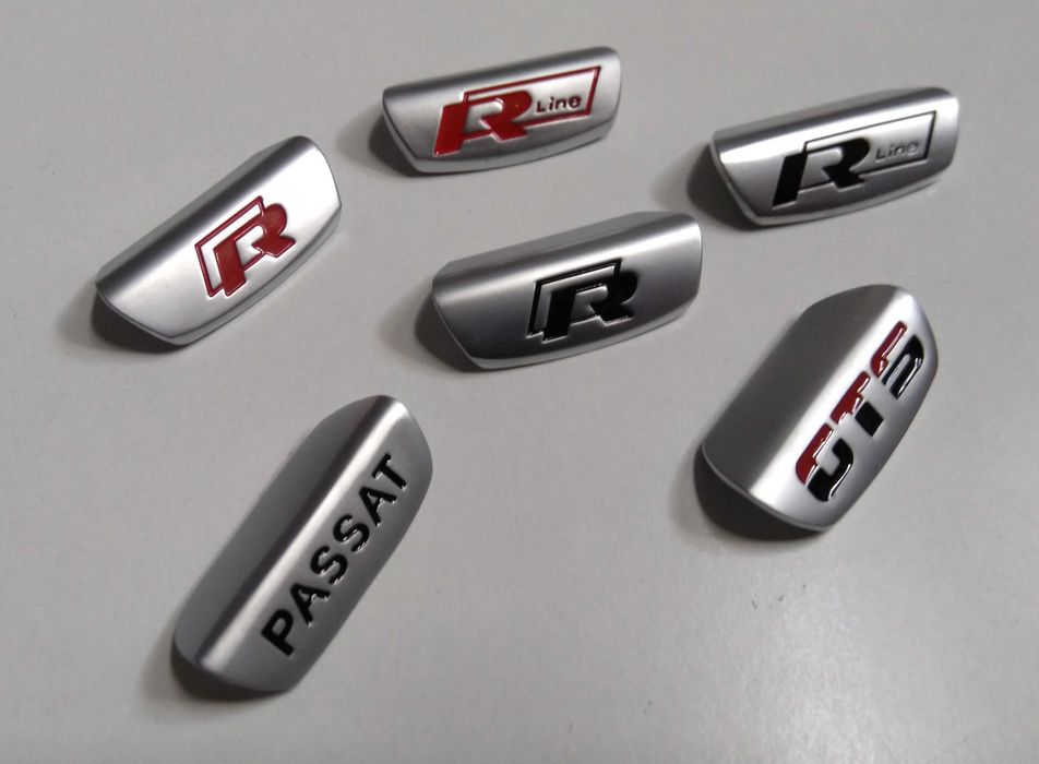 Crachá emblema Volante R Rline GTS VW Jetta Golf Passat