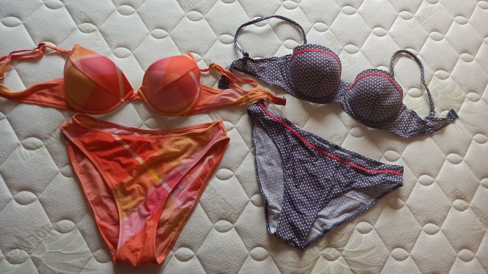 strój kąpielowy bikini plażowy M 38 L 40 usztywniane