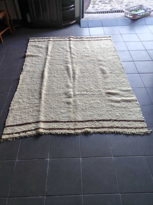 Cobertor de 100% Lã de Ovelha Natural 153x211 cm