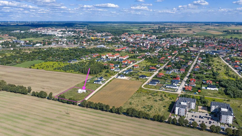 Działka 3461 m² z rozpoczętą budową