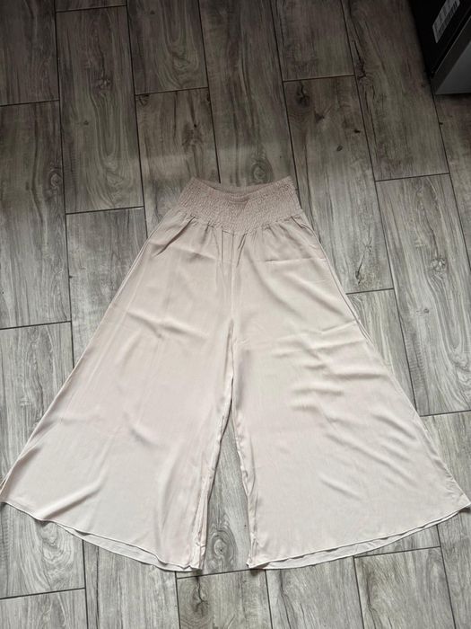 Spodnie kuloty damskie 2 szt L wiskoza