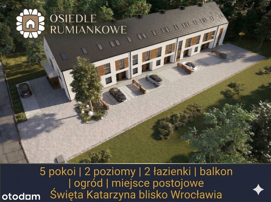 Duże Mieszkanie!_102 m2_2 poziomy_5 pokoi_2 łazienki_Balkon_Ogród_M.P.