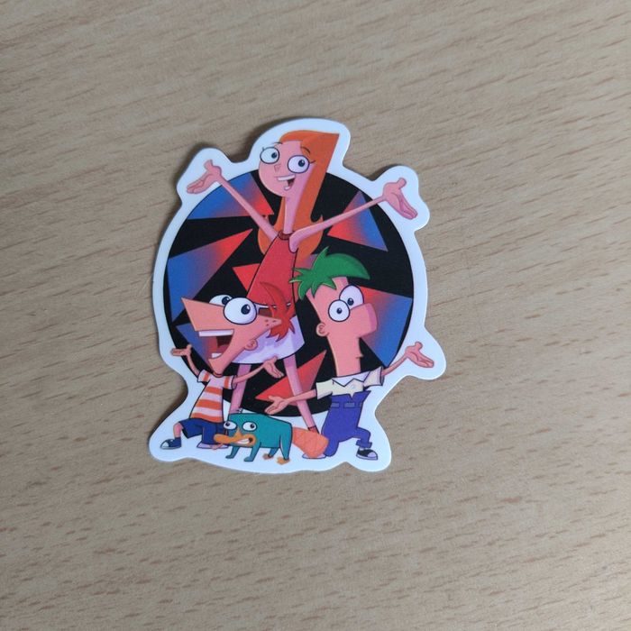 Pack 50 Autocolantes Stickers Phineas And Ferb