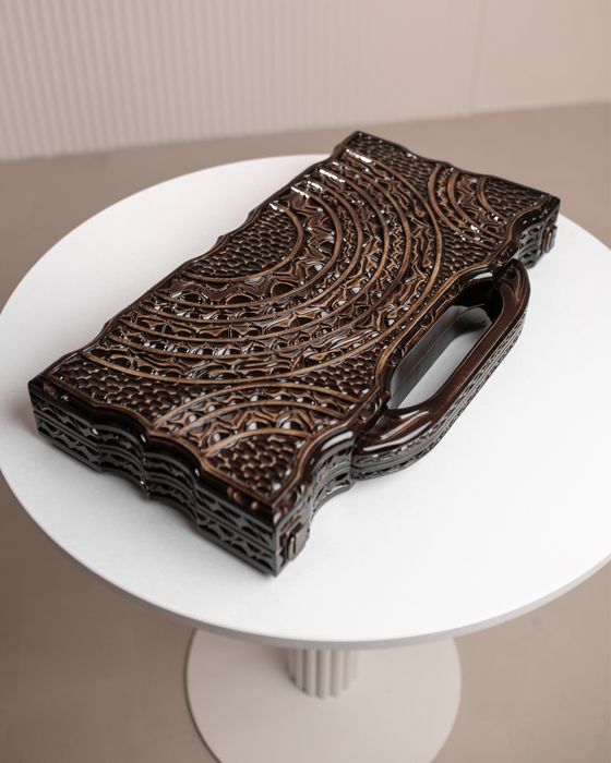 Нарды деревянные, резные из липы, премиум качества ручная работа