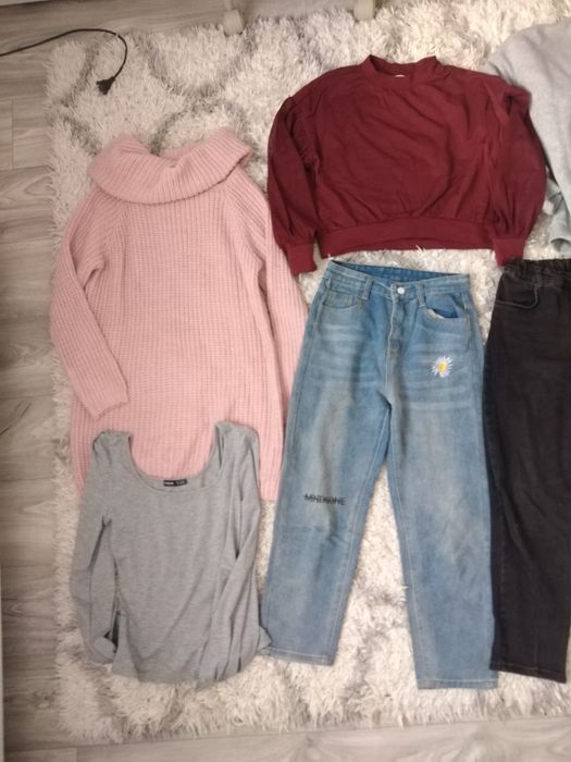 Пакет одягу, джинси, штани, кардиган, реглан, кофта, лот речей XS-S