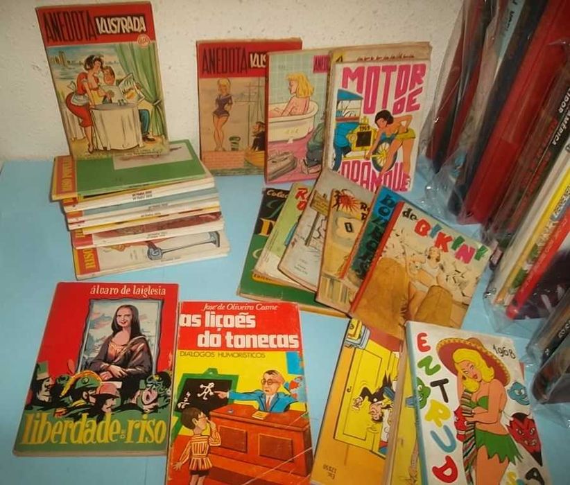 162 Livros de Bolso de Humor Picante e Cartoon anos 50/60/70