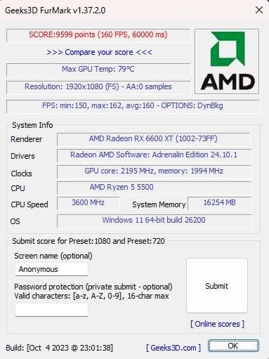 Комп'ютер R5 5500, ОЗУ16GB, RX6600XT 8GB, SSD M2 512 GB