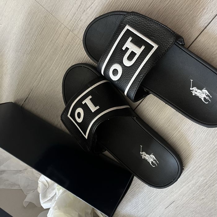 Ralph lauren czarne klapki rozmiar 37