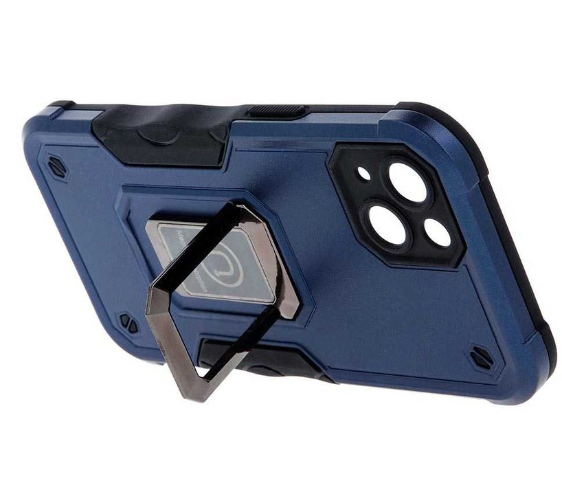 Plecki, Etui Pancerne Defender Bulky do Apple Iphone 12 granatowy