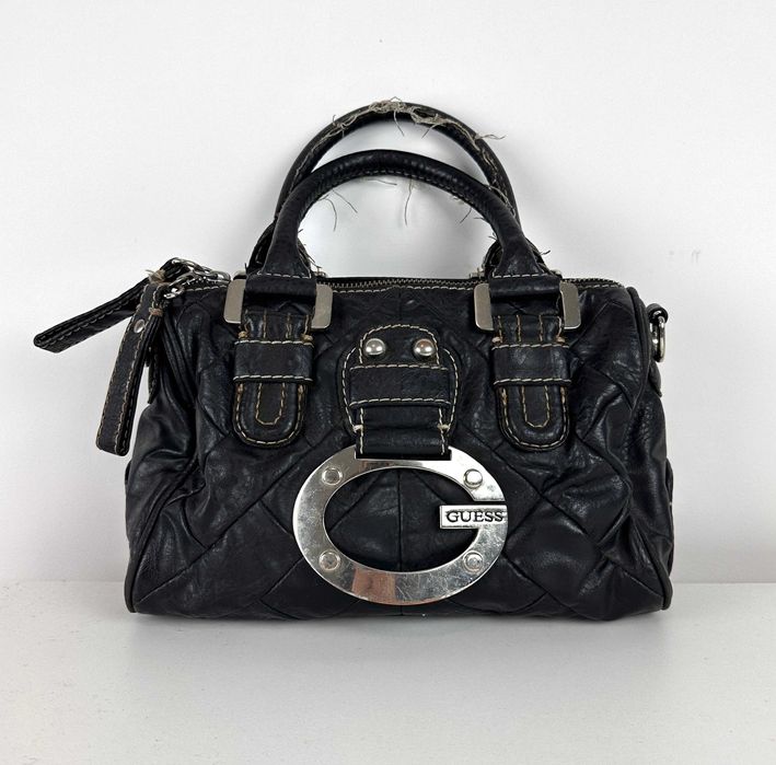 Torebka skórzana GUESS avant garde y2k damska retro