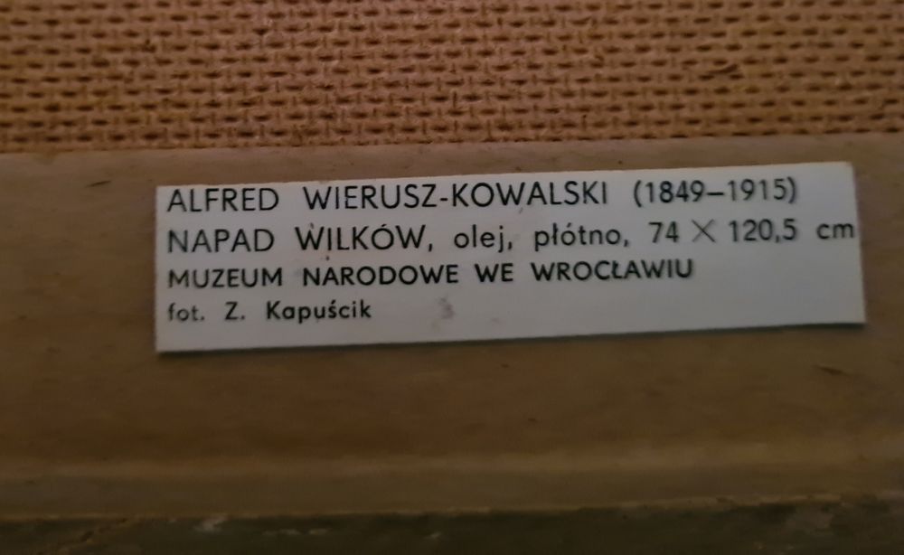 Obraz-zdjęcie napad wilków