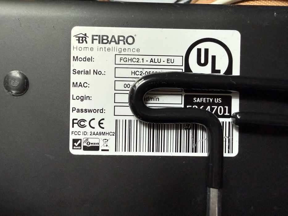Centrala sterująca FIBARO Home Center 2 Czarna Sprawna Polecam!