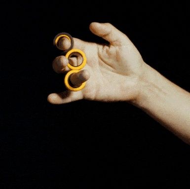 Fidget magnetic rings