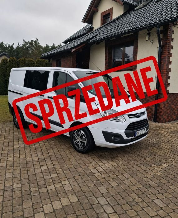 Ford Transit Custom Ford Transit Custom 2.2 TDCi 125 KM 2014 BRYGADÓWKA BEZWYPADKOWY