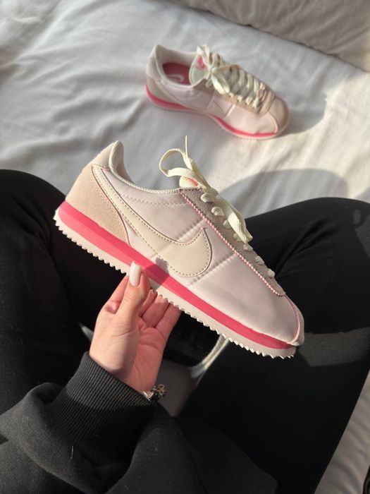 БЕЗКОШТОВНА ДОСТАВКА‼️Nike Cortez Light Soft Pink Coral(Рожеві),кортез