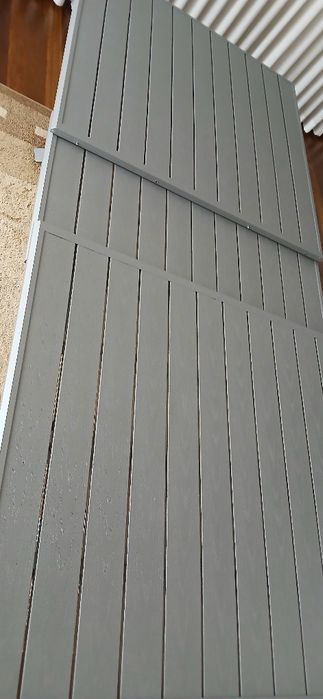 Messa de Jardim Cinza em Alumínio Tratado