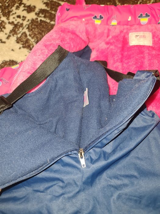 Теплий зимовий комбінезон для дівчинки