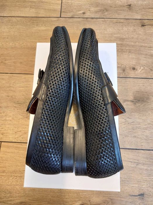 Czarne mokasyny męskie Wittchen, 41