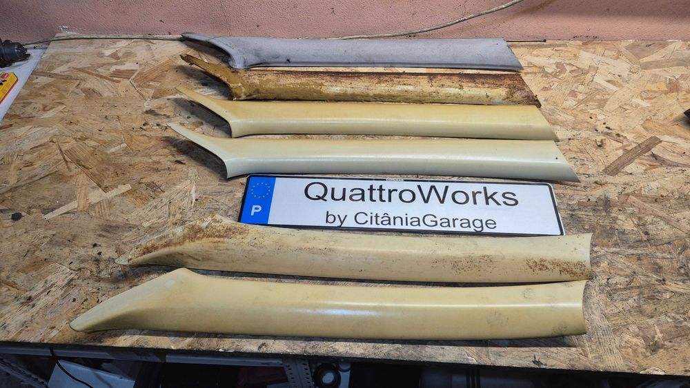 Pilares A Para-Brisas Originais Prontos a Estofar Audi A4 B5 8D 1994 a 2001