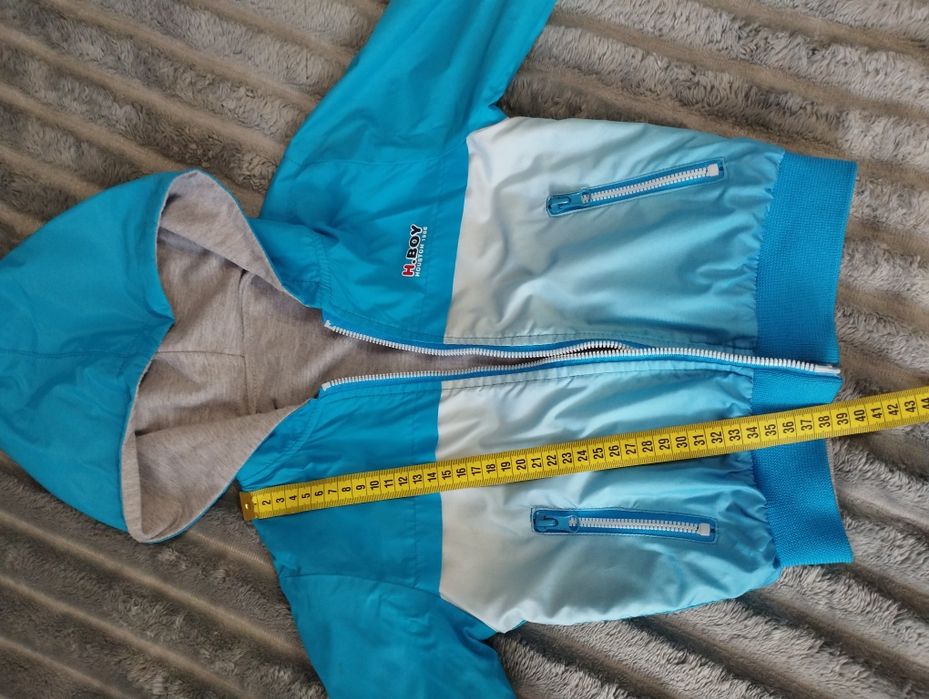 Тепла кофта з капюшоном, куртка-вітровка двостороння