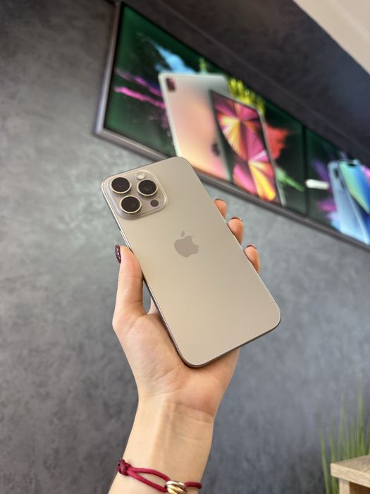 Used IPHONE 15Pro Max 256 Natural Titanium Neverlock Костюшка,5 igrand