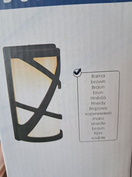 Durango 3 szt  lampa zewnętrzna kinkiet IP54 zestaw