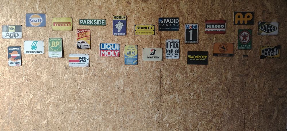 Placas decorativas oficina