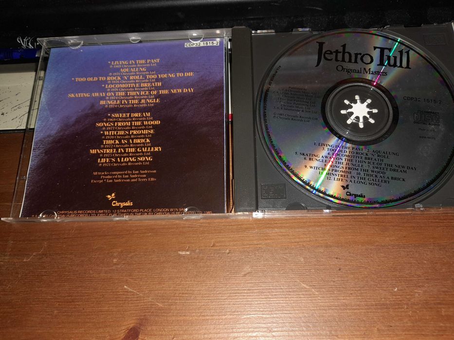 Pack 3 CD´s Jethro Tull gravações originais de 1977/1985/1991. Usados