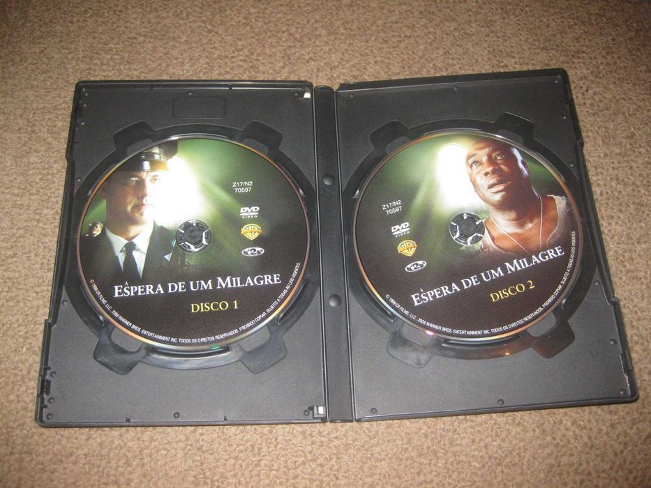 "À Espera de um Milagre" Edição Especial 2 DVD/Raro